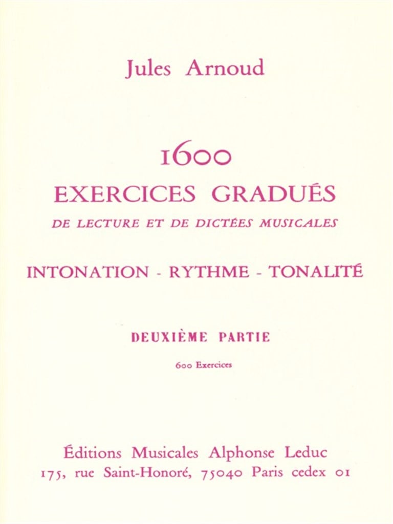 1600 Exercices gradués Vol.2